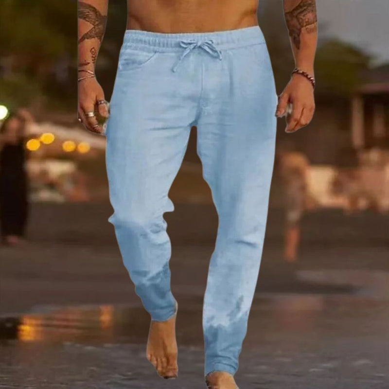 Calça Palm Beach de Linho para Praia