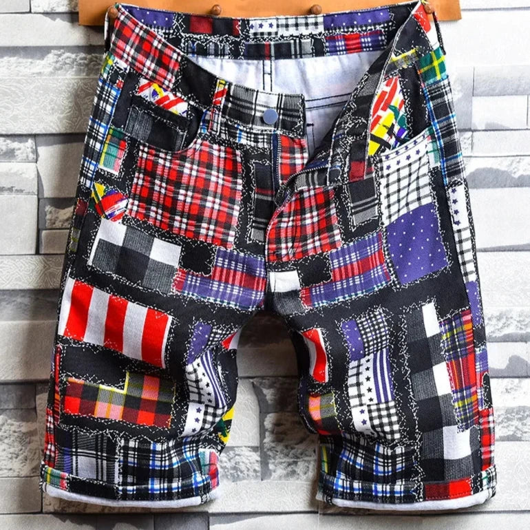 Short Macedo Xadrez Casual