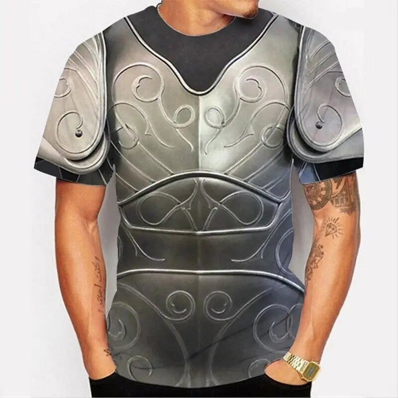 Camisa Leonard Design Armadura 3D